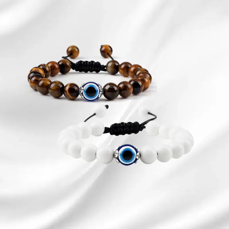 Datang Guoding Glass Cat Eye Bracelets Unisex-13