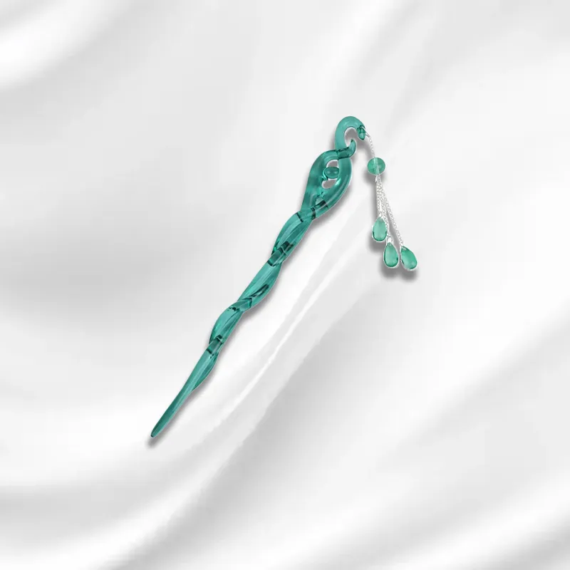 Datang Guoding Colored Glaze Hairpins Women's-1