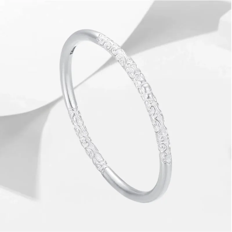 Datang Guoding S 999 Fine Silver Bangles Women's-2
