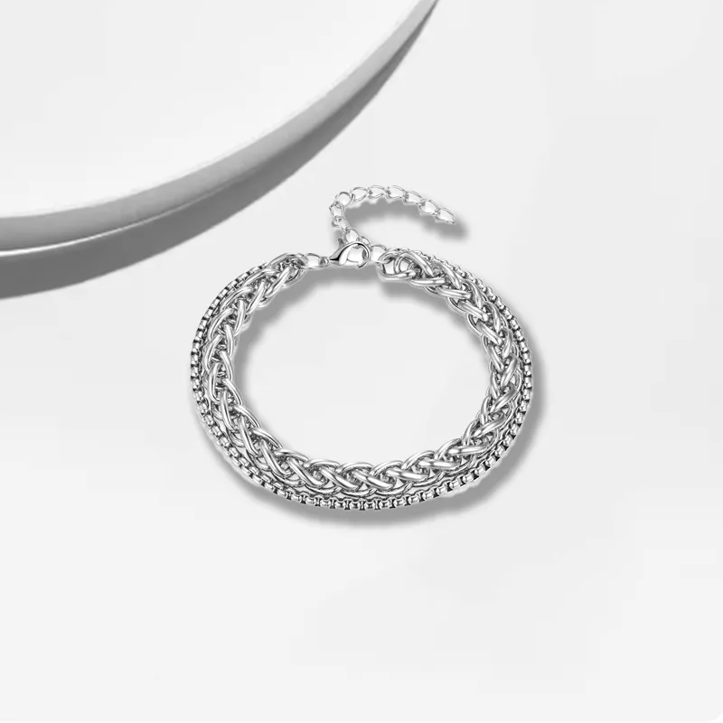 Datang Guoding Titanium Steel Bracelets Men's-5