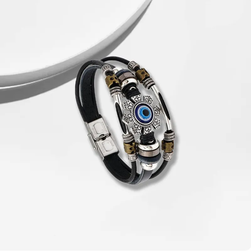Datang Guoding Leather Wristbands Men's-2