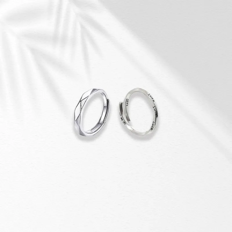 Datang Guoding S925 Silver Rings Unisex-1