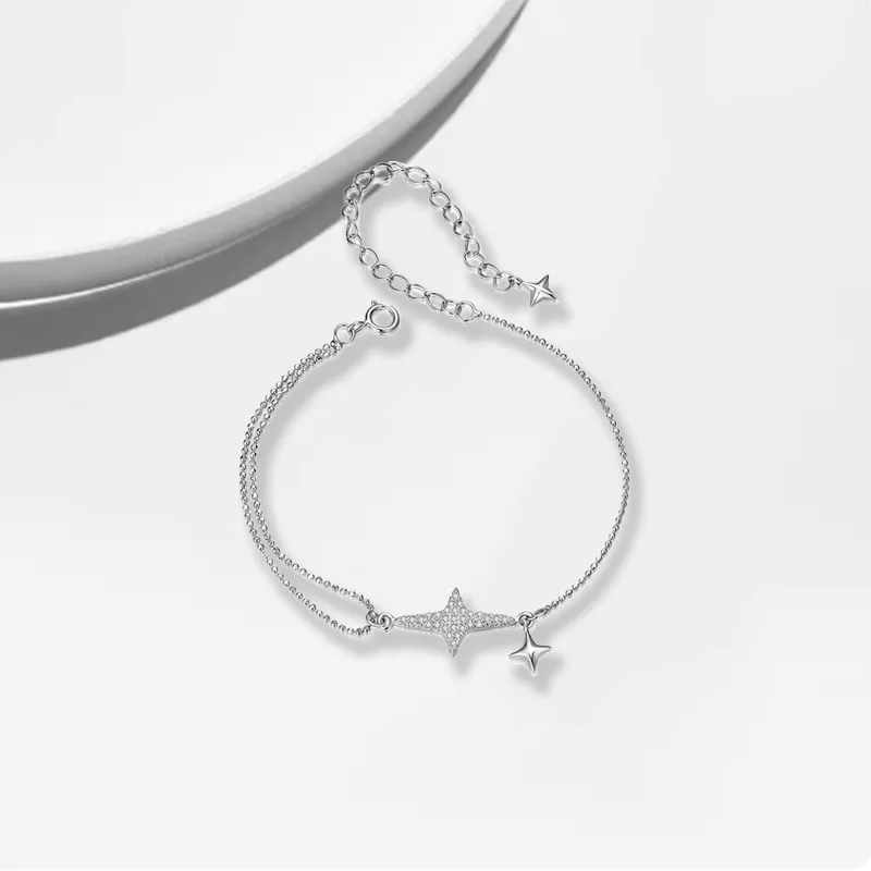Datang Guoding S925 Silver Bracelets Women's-2