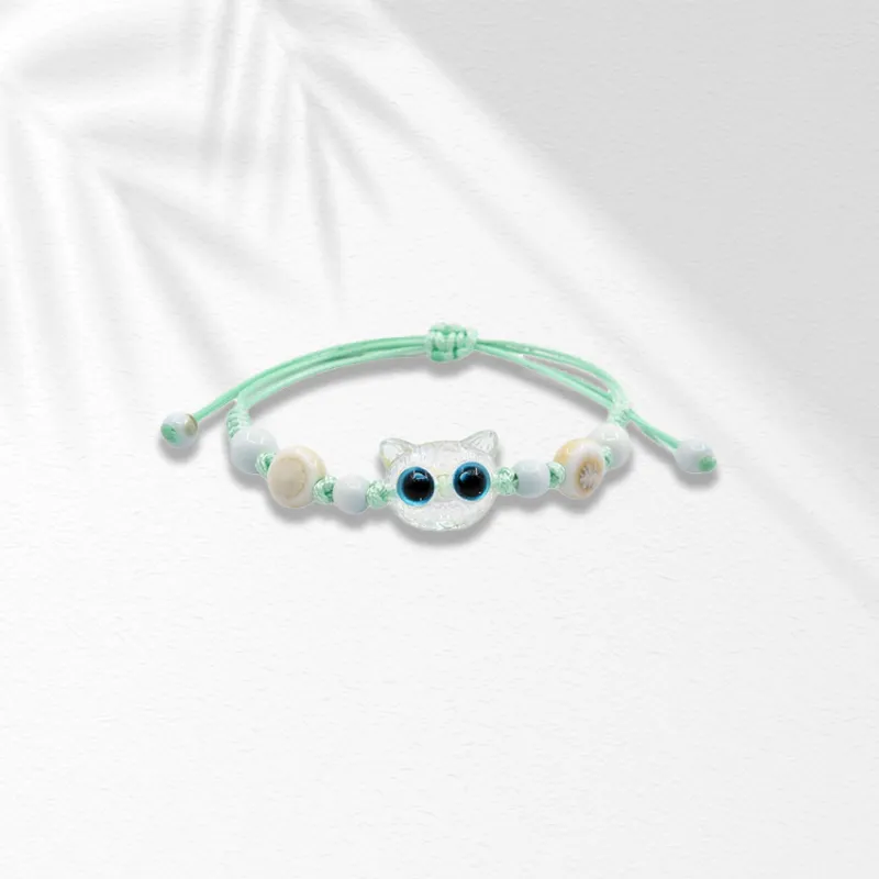 Datang Guoding Colored Glaze Jade Hand Rope Women's-3