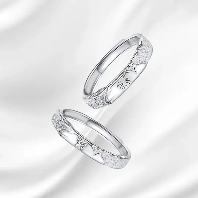 Datang Guoding S 999 Fine Silver Rings Unisex-5