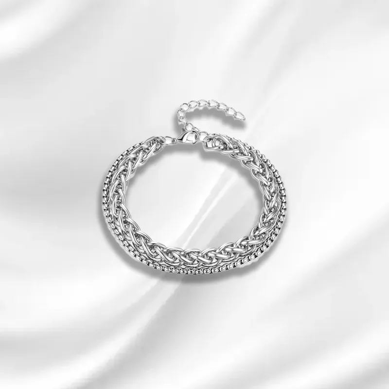 Datang Guoding Titanium Steel Bracelets Men's-4