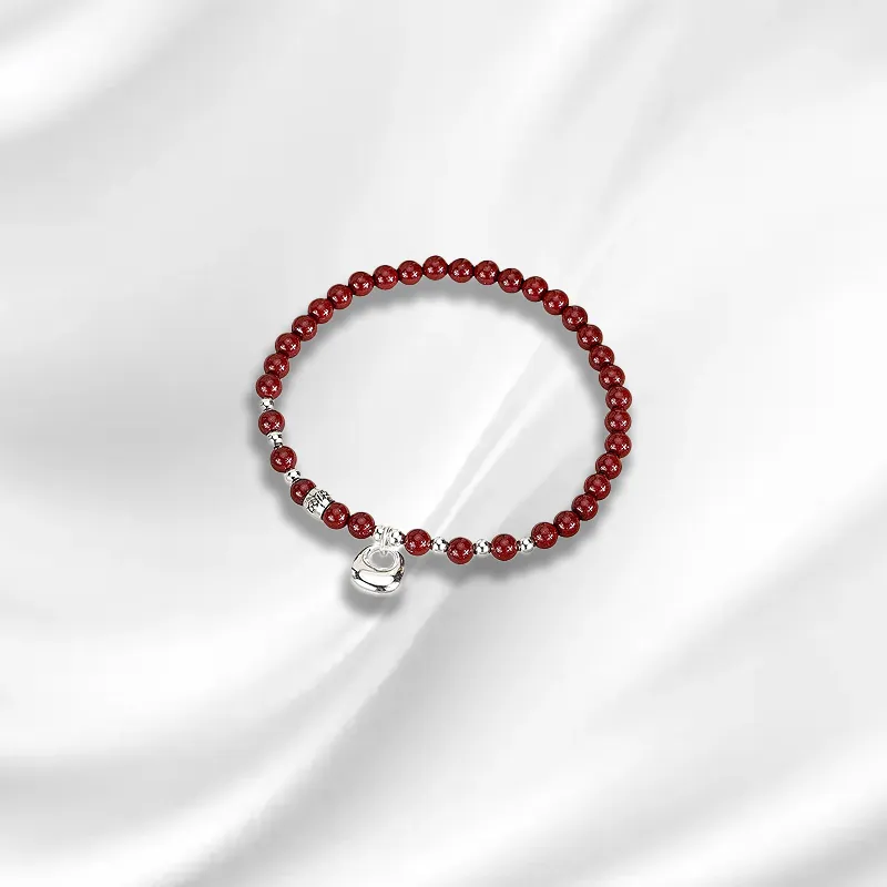 Datang Guoding Reconstructed Cinnabar Bracelets Women's-1