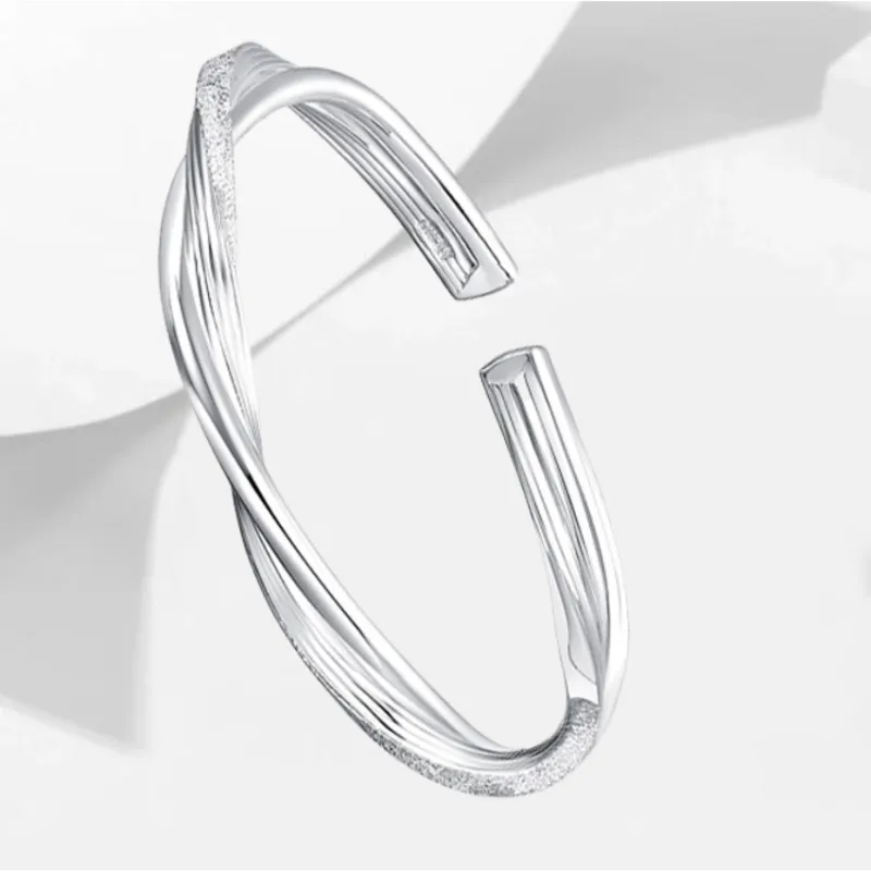 Datang Guoding S 999 Fine Silver Sterling Silver Bracelets Women's-2