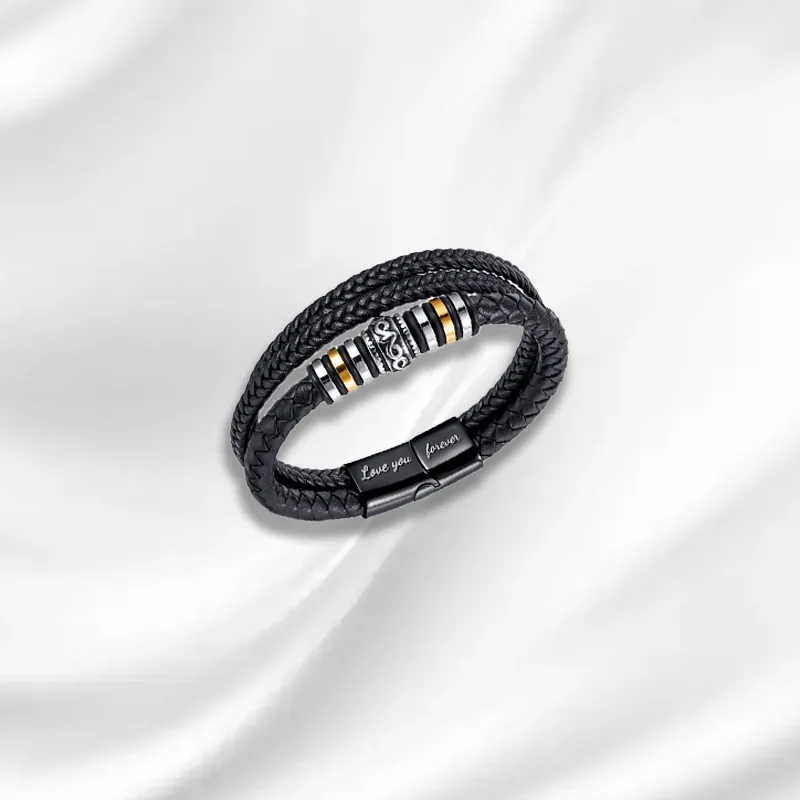 Datang Guoding Leather Wristbands Men's-1