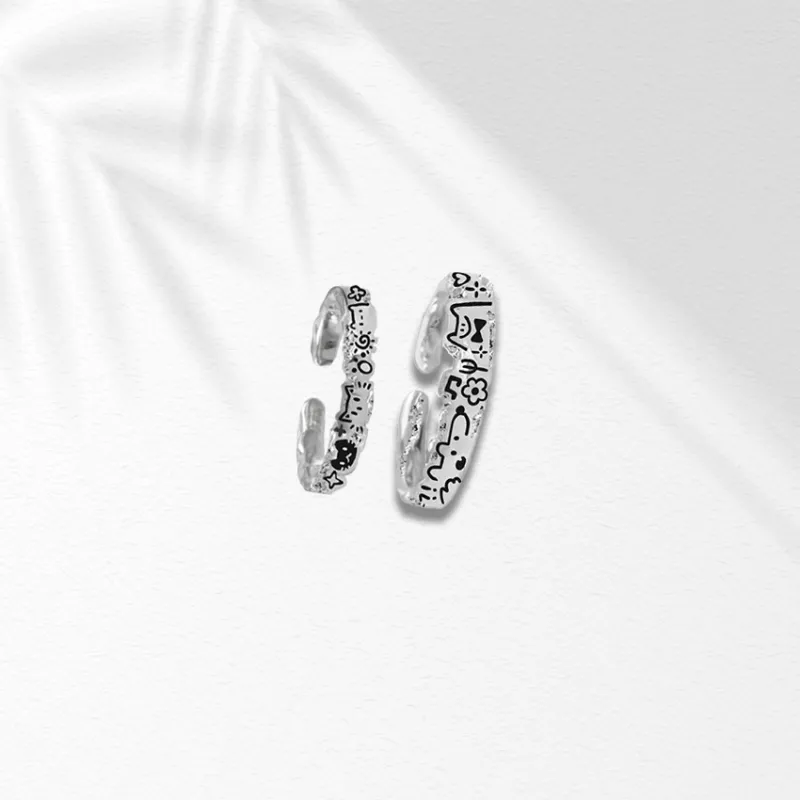 Datang Guoding S925 Silver Rings Unisex-5