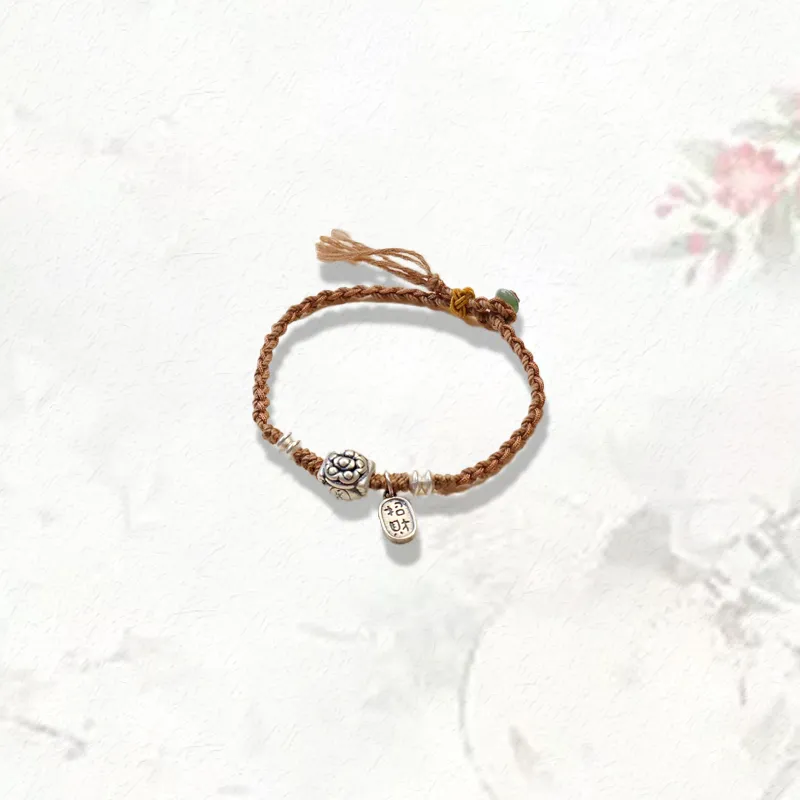 Datang Guoding S925 Silver Rope Bracelets Unisex-1