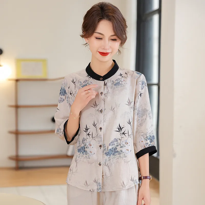 PIERRE CARDIN Chiffon Shirt Women's-3
