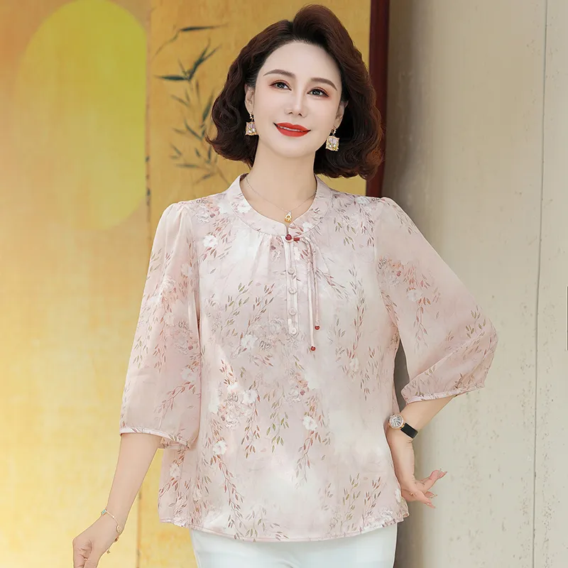 PIERRE CARDIN Chiffon Shirt Women's-2