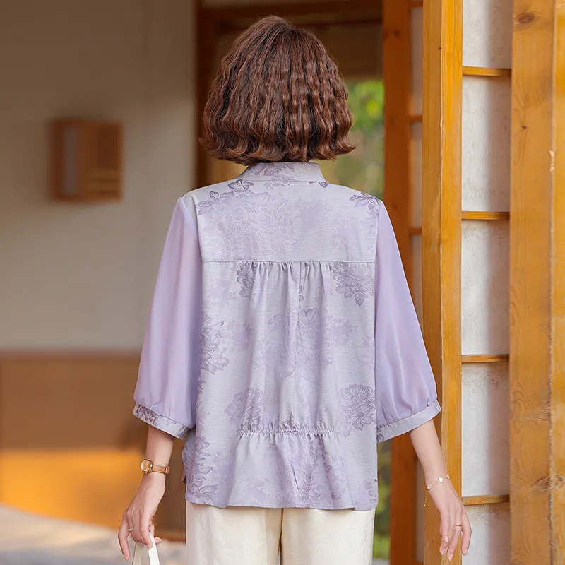 PIERRE CARDIN Chiffon Shirt Women's-13