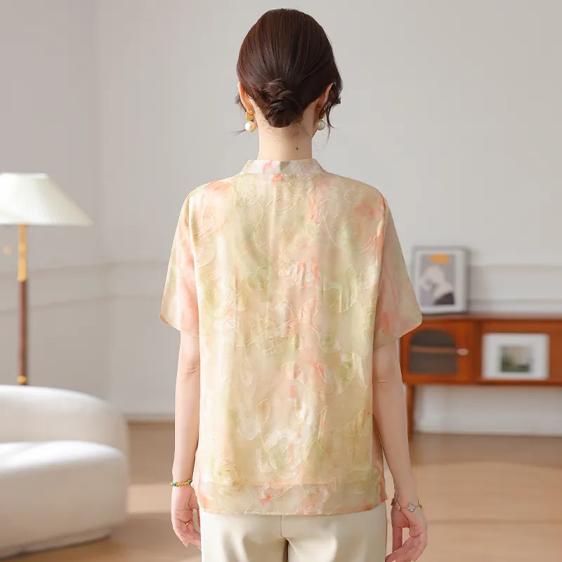 PIERRE CARDIN Chiffon Shirt Women's-4
