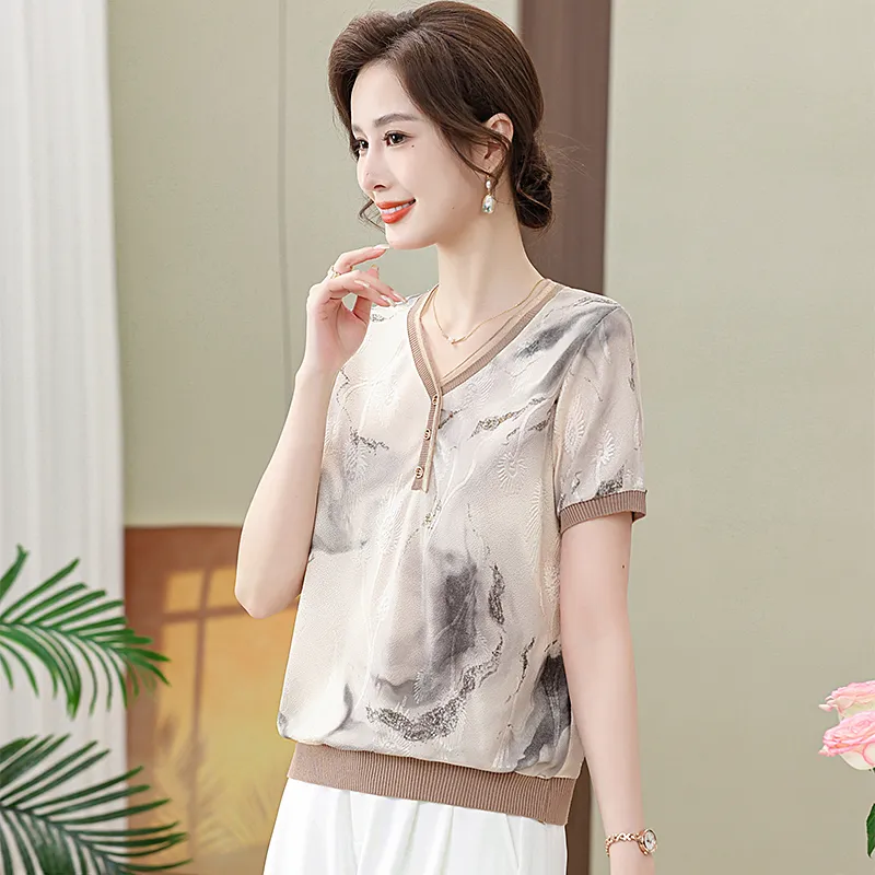 PIERRE CARDIN Chiffon Shirt Women's-6