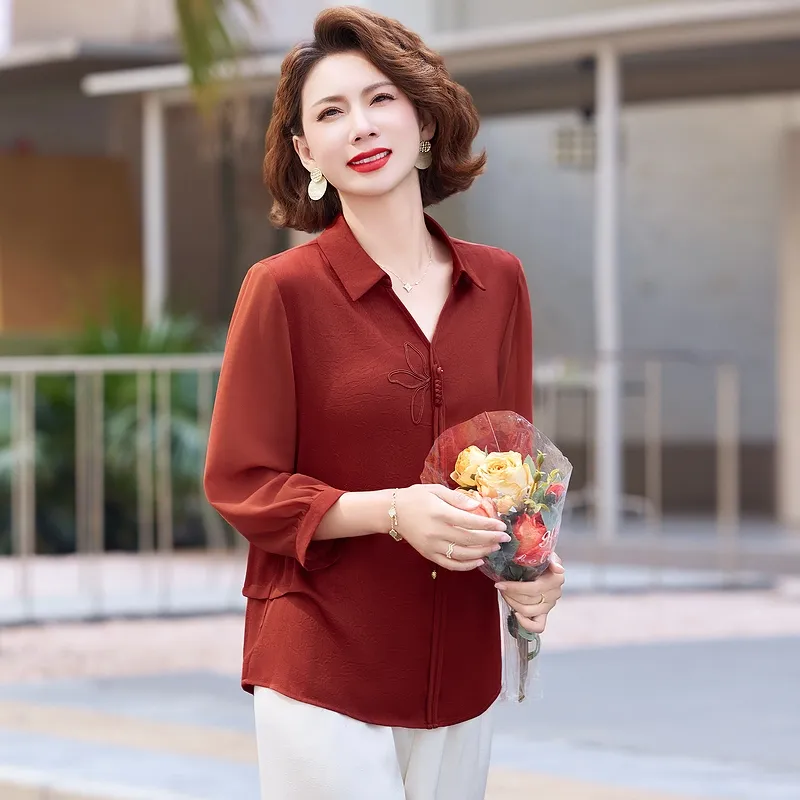 PIERRE CARDIN Chiffon Shirt Women's-1