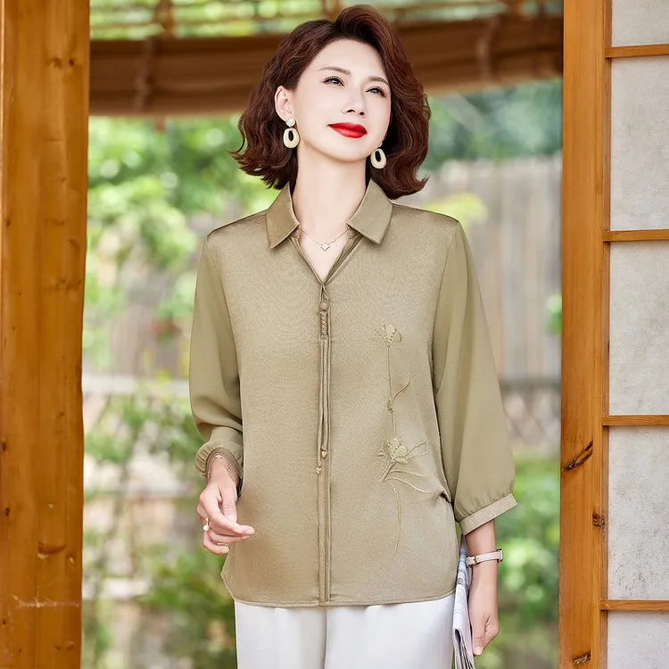 PIERRE CARDIN Chiffon Shirt Women's-8