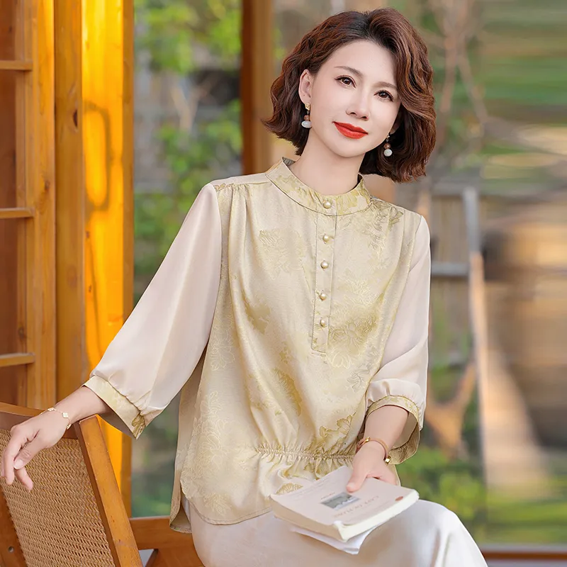 PIERRE CARDIN Chiffon Shirt Women's-10