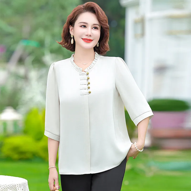 PIERRE CARDIN Chiffon Shirt Women's-5
