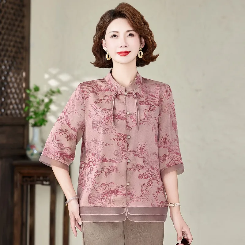 PIERRE CARDIN Chiffon Shirt Women's-18
