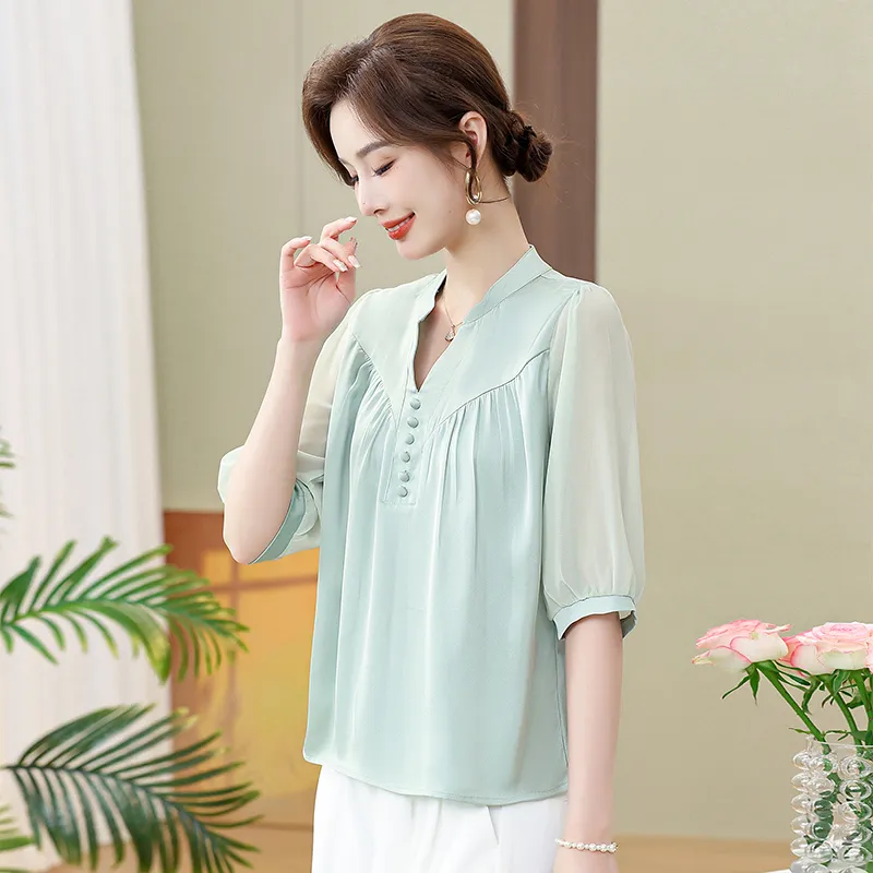 PIERRE CARDIN Chiffon Shirt Women's-1