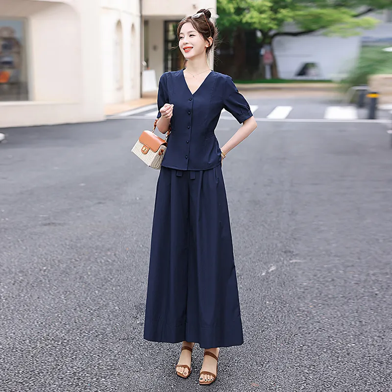 PIERRE CARDIN Casual Suit Women's Blue-1