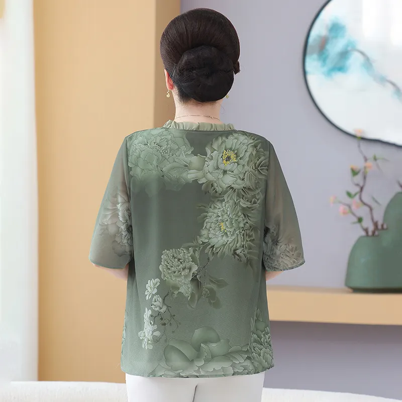 PIERRE CARDIN Chiffon Shirt Women's-1