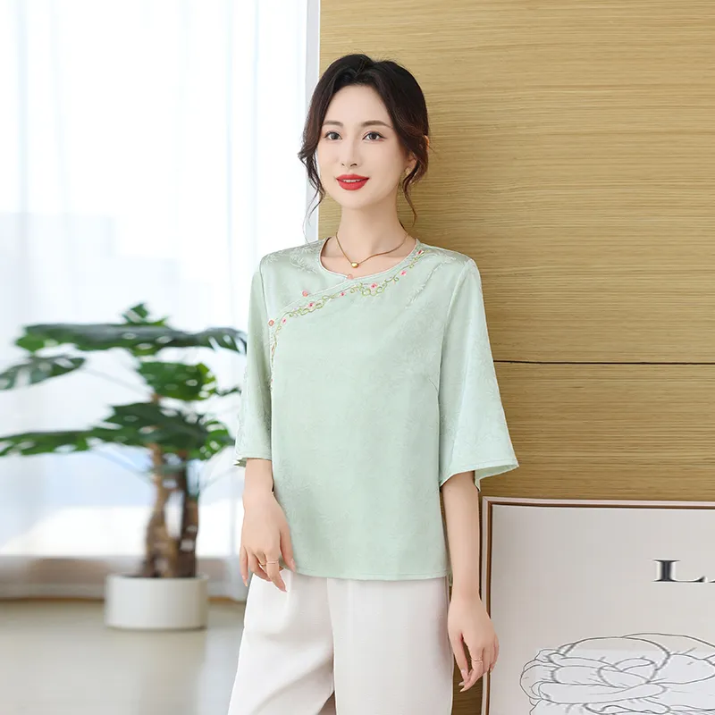 PIERRE CARDIN Chiffon Shirt Women's-8