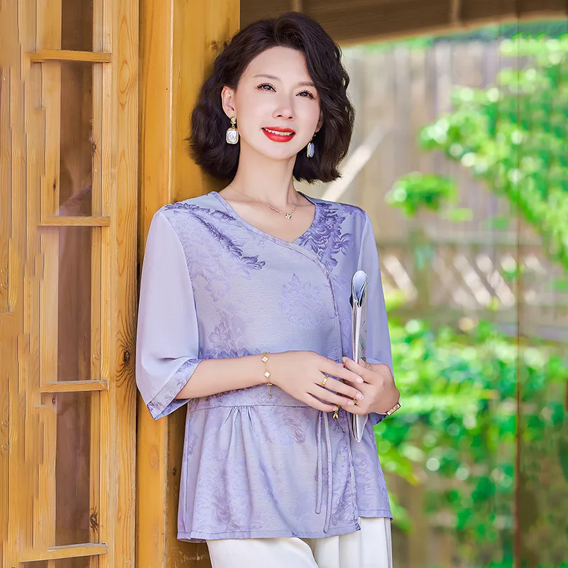 PIERRE CARDIN Chiffon Shirt Women's-6