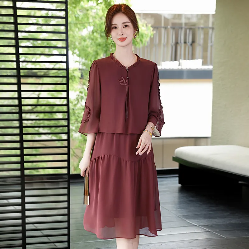 PIERRE CARDIN Long Sleeved Dress Women's-4