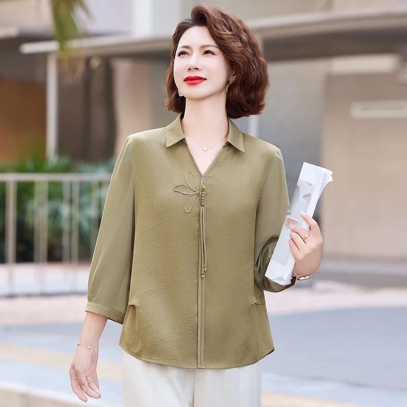 PIERRE CARDIN Chiffon Shirt Women's-8