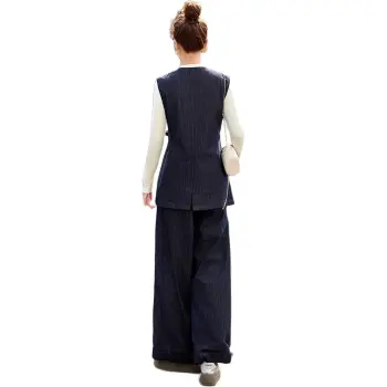 PIERRE CARDIN Casual Suit Women's Dark Blue
