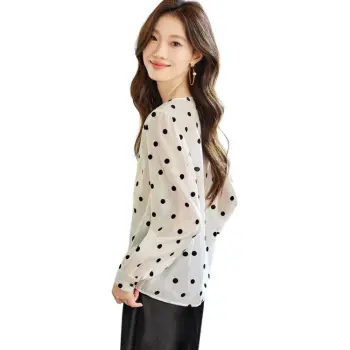 PIERRE CARDIN Lace Blouse Women's Image Color