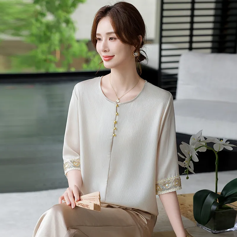 PIERRE CARDIN Chiffon Shirt Women's-2