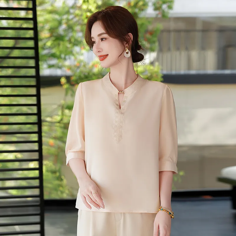 PIERRE CARDIN Chiffon Shirt Women's-3