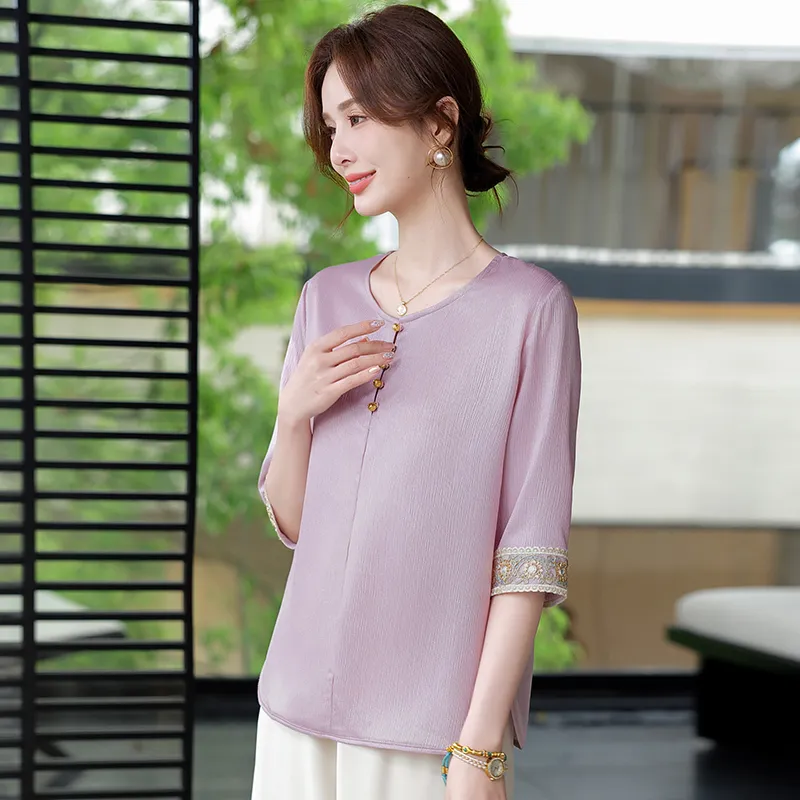 PIERRE CARDIN Chiffon Shirt Women's-5