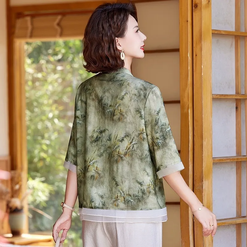 PIERRE CARDIN Chiffon Shirt Women's-1
