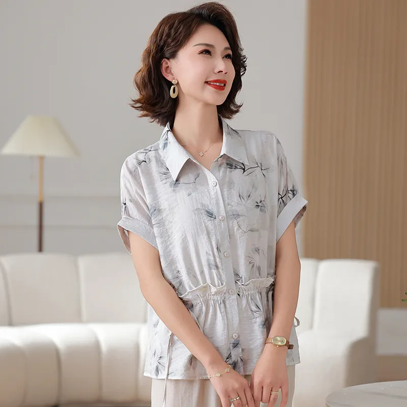PIERRE CARDIN Chiffon Shirt Women's-5