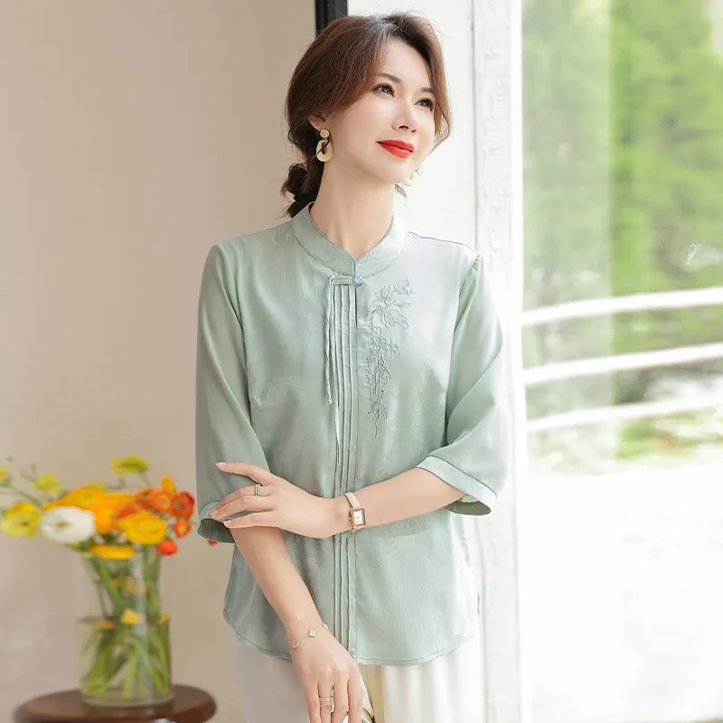 PIERRE CARDIN Chiffon Shirt Women's-3