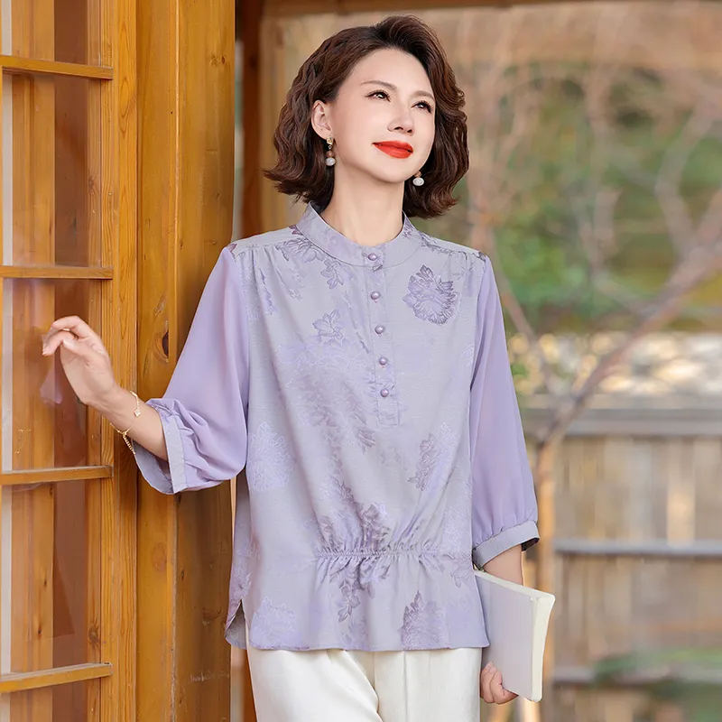 PIERRE CARDIN Chiffon Shirt Women's-11