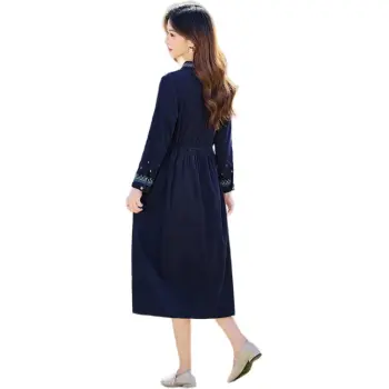 PIERRE CARDIN Long Sleeved Dresses Women's Navy Blue