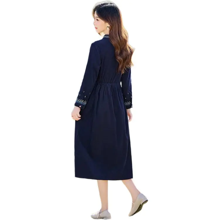 PIERRE CARDIN Long Sleeved Dresses Women's Navy Blue-0