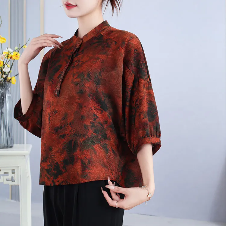 PIERRE CARDIN Chiffon Shirt Women's-5
