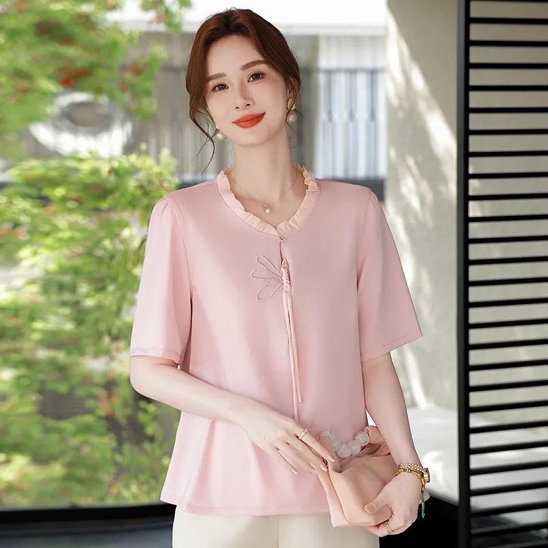 PIERRE CARDIN Chiffon Shirt Women's-4