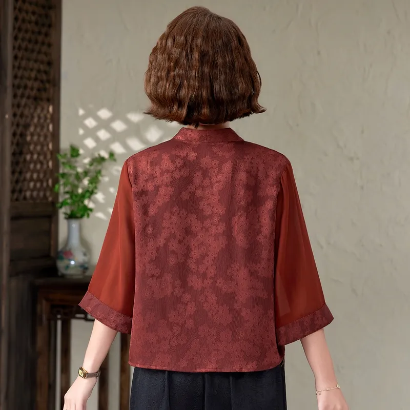 PIERRE CARDIN Chiffon Shirt Women's-1