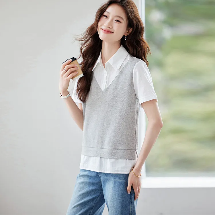 PIERRE CARDIN T Shirts Women's Gray-2