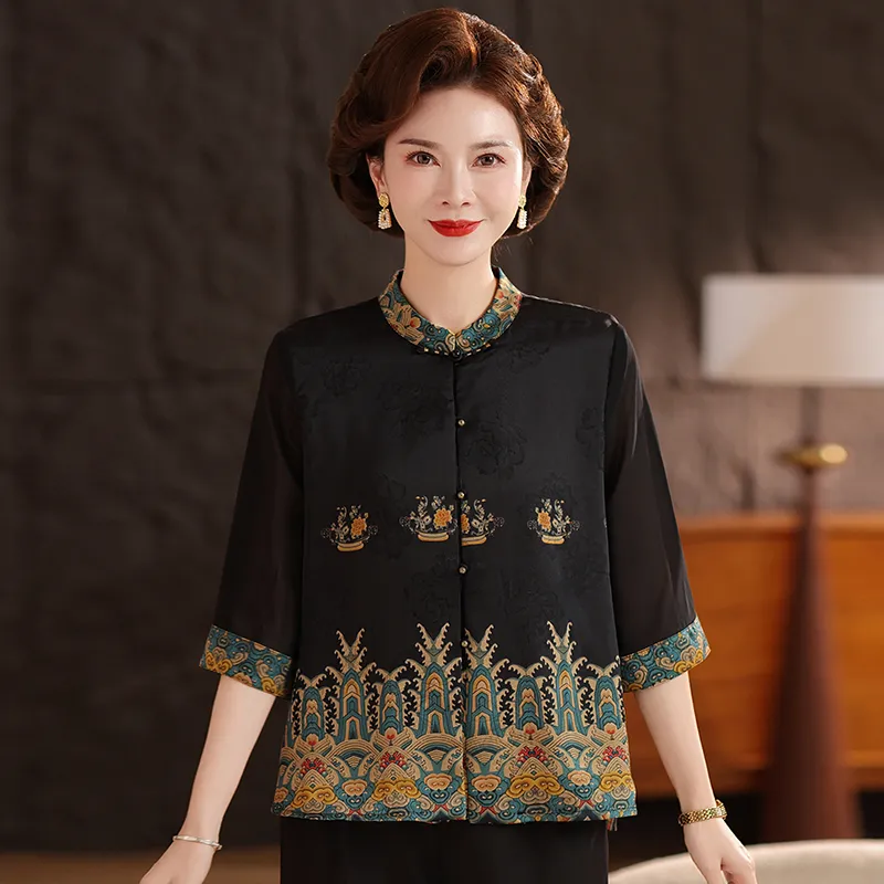 PIERRE CARDIN Chiffon Shirt Women's-5