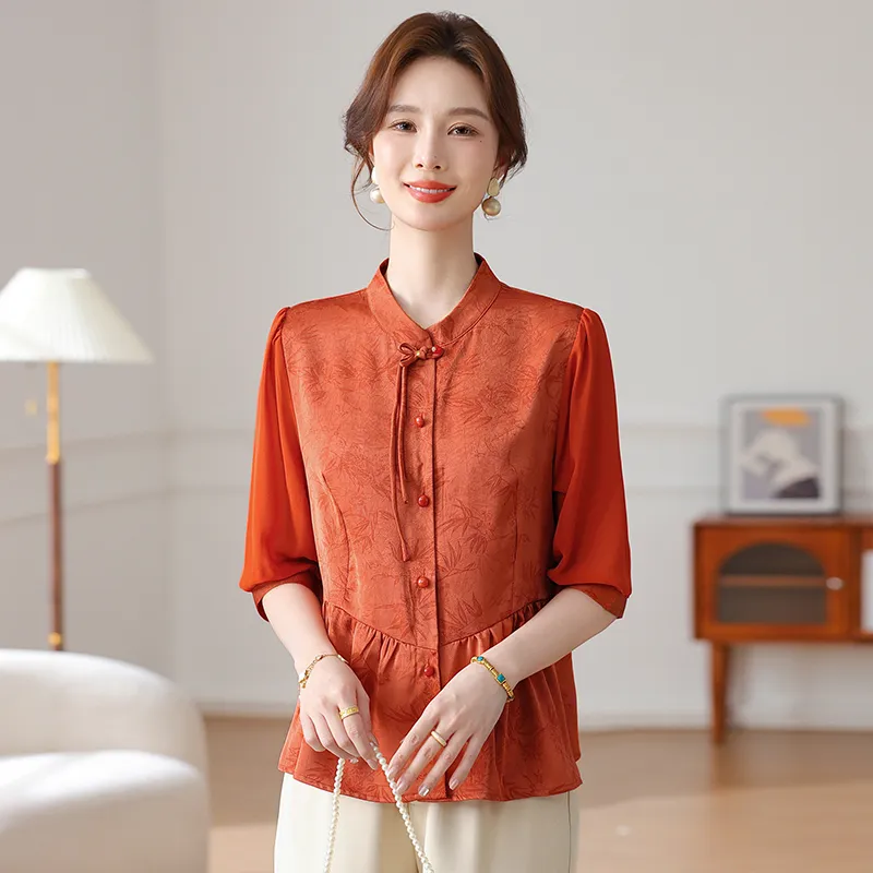 PIERRE CARDIN Chiffon Shirt Women's-3