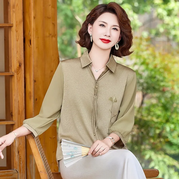 PIERRE CARDIN Chiffon Shirt Women's-9